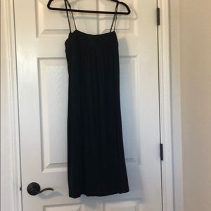 Club Monaco Black Midi Dress Size M